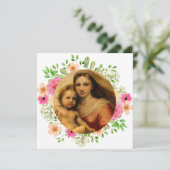 システィーナマドンナと子のラファエル絵画マスター (スタンド正面)