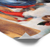 システィーナマドンナラファエル ポスター (角)