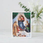 システィーナマドンナラファエル ポストカード (スタンド正面)