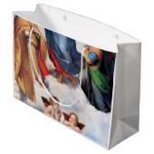 システィーナマドンナラファエル ラージペーパーバッグ (裏面アングル)