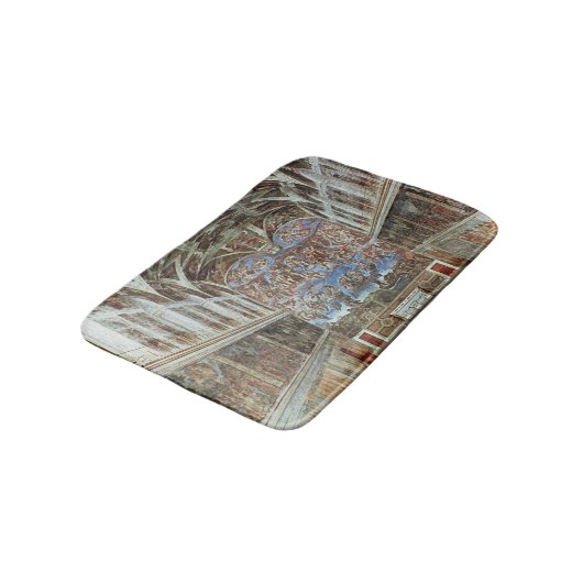 システィーナ礼拝堂の内部の眺め バスマット (アングル)