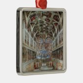 システィーナ礼拝堂の内部の眺め メタルオーナメント (右)