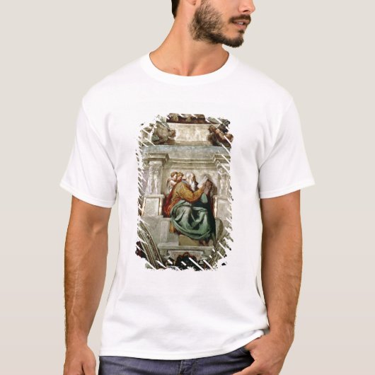システィーナ礼拝堂の天井1508-12年 Tシャツ (正面)