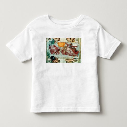 システィーナ礼拝堂の天井3 トドラーTシャツ (正面)