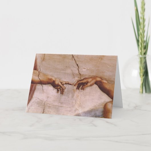 システィーナ礼拝堂の天井 カード (正面)