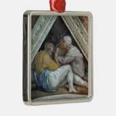 システィーナ礼拝堂の天井: キリストの祖先 メタルオーナメント (右)