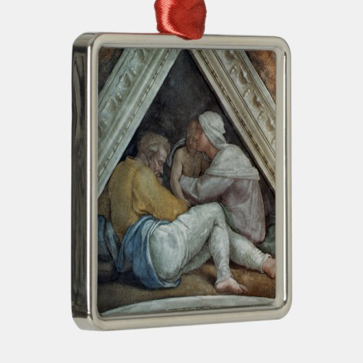 システィーナ礼拝堂の天井: キリストの祖先 メタルオーナメント (右)