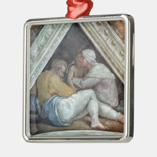 システィーナ礼拝堂の天井: キリストの祖先 メタルオーナメント (左)