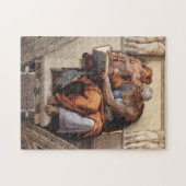 システィーナ礼拝堂の天井:クマエアンシビル・ミケランジェロ ジグソーパズル (横)