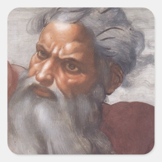 システィーナ礼拝堂の天井 スクエアシール (正面)