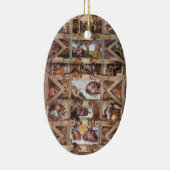 システィーナ礼拝堂の天井 セラミックオーナメント (右)