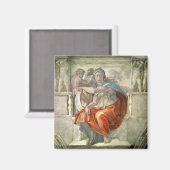 システィーナ礼拝堂の天井:デルフィックのシビル マグネット (正面/裏面)