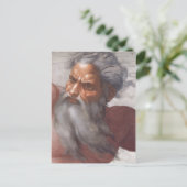 システィーナ礼拝堂の天井 ポストカード (スタンド正面)