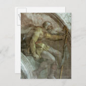 システィーナ礼拝堂の天井 ポストカード (正面/裏面)