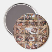 システィーナ礼拝堂の天井 マグネット (正面/裏面)