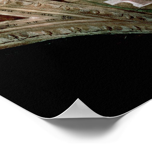 システィーナ礼拝堂の天井:預言者イザヤ ポスター (角)