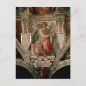 システィーナ礼拝堂の天井:預言者イザヤ ポストカード (正面)