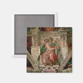 システィーナ礼拝堂の天井:預言者イザヤ マグネット (正面/裏面)