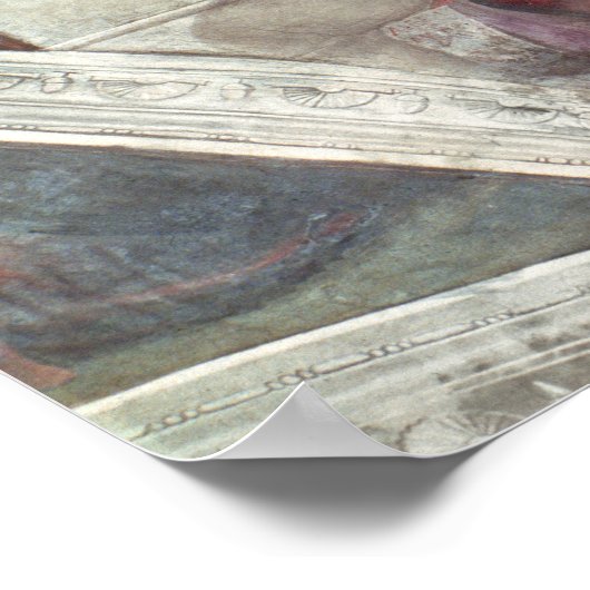 システィーナ礼拝堂の天井:預言者エレミヤ ポスター (角)