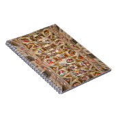 システィーナ礼拝堂の天井, 1512 by Michelangelo ノートブック (右側)