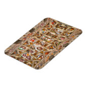 システィーナ礼拝堂の天井， 1512 by Michelangelo マグネット (左側)