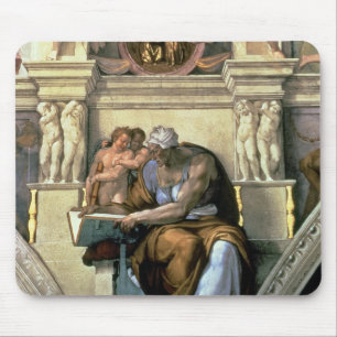 システィーナ礼拝堂の天井: CumaeanのSibyl 1510年 マウスパッド