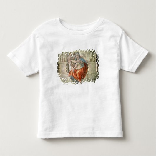 システィーナ礼拝堂の天井: Delphic Sibyl トドラーTシャツ (正面)