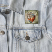 システィーナ礼拝堂の天井: Delphic Sibyl 缶バッジ (インサイチュ)