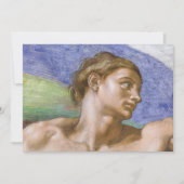 システィーナ礼拝堂アダム サンキューカード (正面)