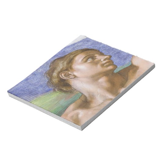 システィーナ礼拝堂アダム ノートパッド (回転)