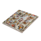 システィーナ礼拝堂 ミケランジェロ - バチカン、ローマ、イタリア タイル (側面)