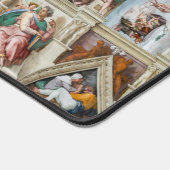 システィーナ礼拝堂 ミケランジェロ - バチカン、ローマ、イタリア デスクマット (コーナー)