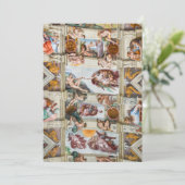 システィーナ礼拝堂 ミケランジェロ - バチカン、ローマ、イタリア 招待状 (スタンド正面)