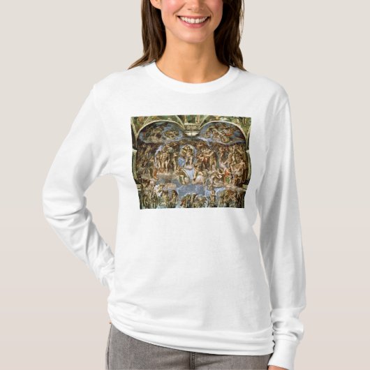 システィーナ礼拝堂: 最後の判断1538-41年 Tシャツ (正面)