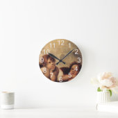 システィーヌ·チェルブ·ラファエル ラウンド壁時計 (ホーム)