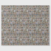 システィーンチャペル天井バチカンシティミケランジェロ ラッピングペーパー (フラット)