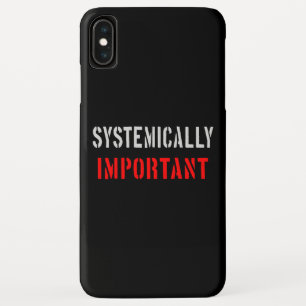 システミックに重要 iPhone XS MAXケース