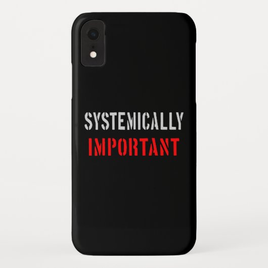 システミックに重要 Case-Mate iPhoneケース (裏面)