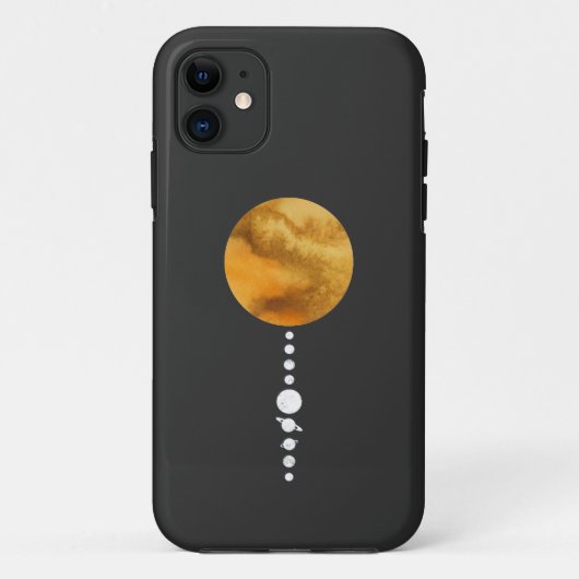 システミニマル太陽のム Case-Mate iPhoneケース (裏面)