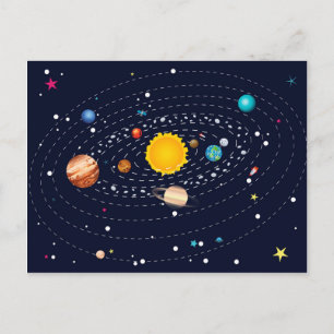 システムの太陽の惑星2 ポストカード