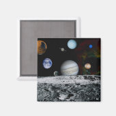 システムの太陽の惑星 マグネット (正面/裏面)