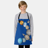 システムの太陽の惑星（色の変更） エプロン (着用した状態)