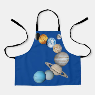 システムの太陽の惑星(色の変更) エプロン