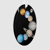 システムの太陽の惑星（色の変更） オーナメント (正面)