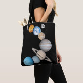 システムの太陽の惑星（色の変更） トートバッグ (クローズアップ)