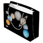 システムの太陽の惑星（色の変更） ラージペーパーバッグ (裏面アングル)