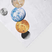 システムの太陽の惑星（色の変更） 薄葉紙 (詳細)