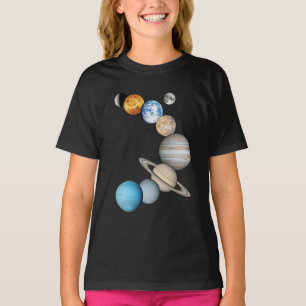 システムの太陽の惑星(色の変更) Tシャツ