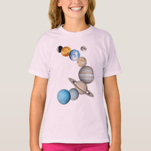 システムの太陽の惑星(色の変更) Tシャツ