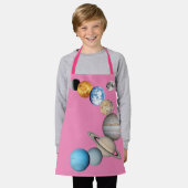 システムの太陽の惑星（色変更） Apr エプロン (着用した状態)